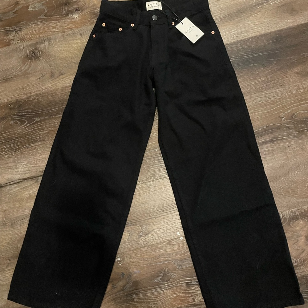 Motel Rocks Black Denim Pants